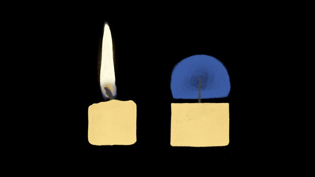 Kerzenschein im Weltall_Kerze